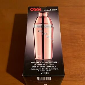 Stainless Steel Recipe cocktail shaker